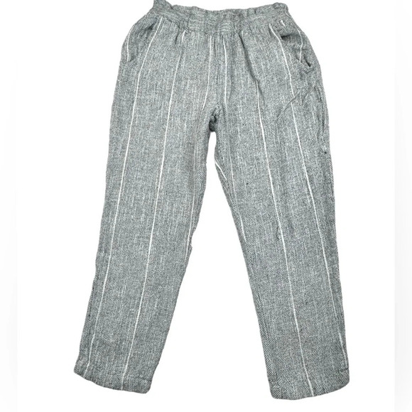 Free People Wild Coast Woven Crop Pants. High Waisted. Size 2. (No Belt) - Picture 2 of 12